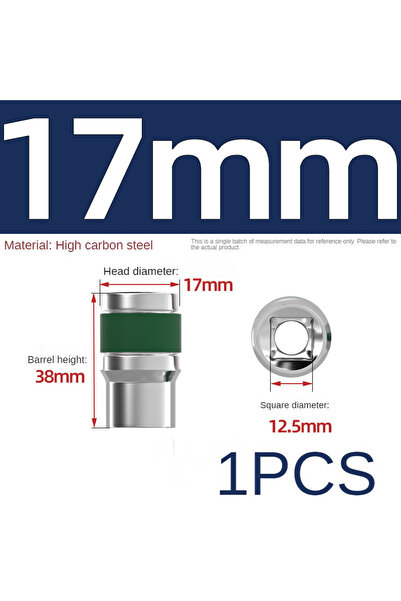 Choice6 17 mm 8-32mm 1/2 Green Belt Hexagonal Sket Heavy Duty Thickened Sket ...