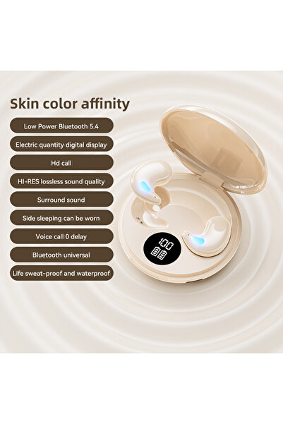 Choice5 سماعات أذن لاسلكية بلوتوث للنوم مع شاشة LED ذكية وبطارية تدوم طويلاً،...