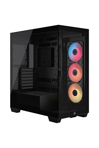 Corsair 3500X RS-R ARGB Case, Without PSU, Middle Tower (Black)