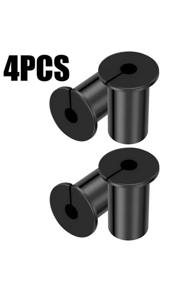 choice2 4 قطع من حلقات تثبيت الكابلات الجدارية السوداء، مقاس 3/4 بوصة، مناسبة...