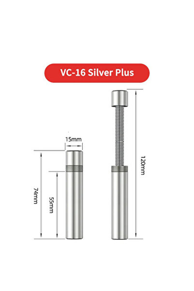 Choice3 علبة كمبيوتر TEUCER VC-16 Plus فضية اللون، حامل بطاقات رسومات من الأل...