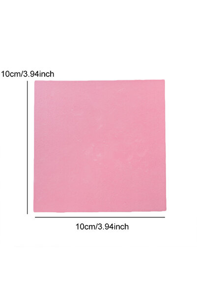 Choice Pink 10x10cm PLA Non-Stick Work Mat for Polymer Clay Flower & Petal Ma...