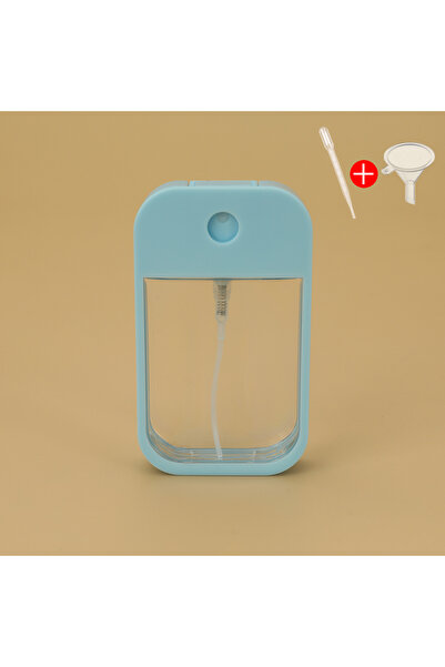 Choice1 زجاجة عطر بلاستيكية زرقاء سعة 45 مل، زجاجة رذاذ ماء بيضاء وردية زرقاء...