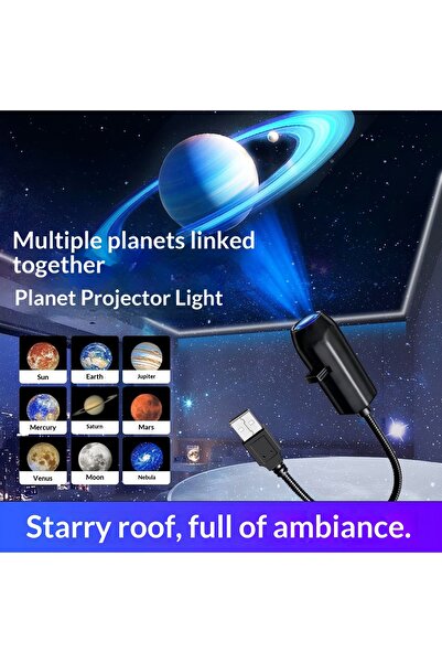 Arabest Planet Projector Shooting,Romantic LED Night Light Bedroom Atmosphere...