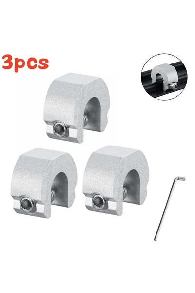 Choice4 3 قطع فضية جديدة، 3/5/10 قطع من سبائك الألومنيوم، مانع انزلاق نافذة ا...