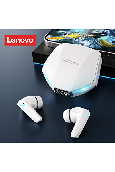 Choice1 سماعات لينوفو XT53 بيضاء جديدة بتقنية بلوتوث V5.4 تدعم الترجمة إلى لغ...