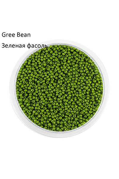 Choice62 2mmx1000pcs Gree Bean 2mm Charm Glass beads Czech Glass Seed Beads S...