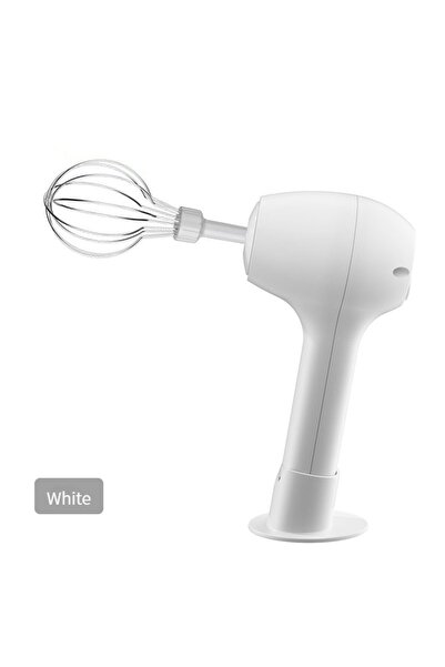Choice WHITE Wireless Portable Electric Food Mixer Automatic Whisk Dough Egg ...