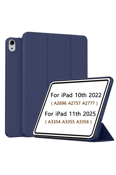 Choice3 جراب أزرق داكن لجهاز iPad (A16) الجيل الحادي عشر مقاس 11 بوصة (2025)،...