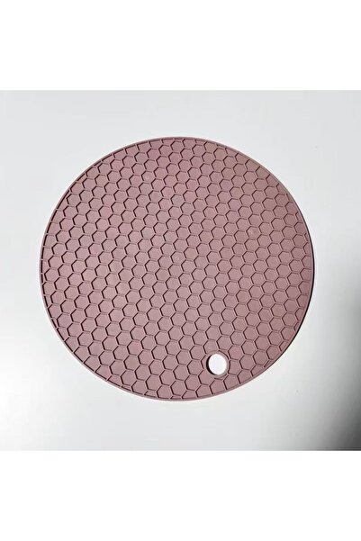 Choice6 حصائر سيليكون دائرية مقاومة للحرارة، رمادية داكنة، قطرها 17 سم، مانع ...