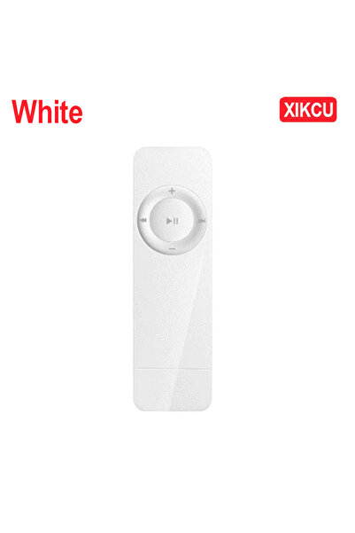 Choice مشغل MP3 صغير جديد من XIKCU أبيض اللون، يدعم بطاقة ذاكرة USB، مشغل MP3...