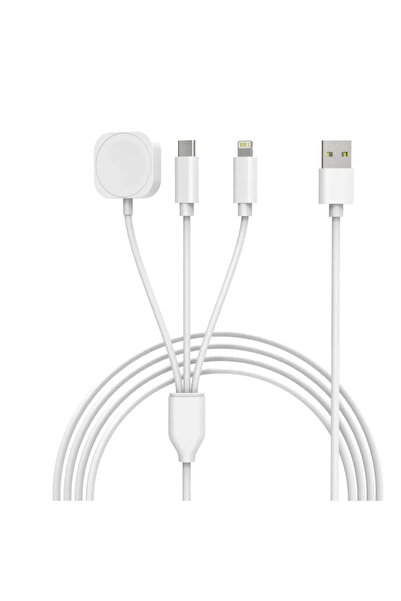 Choice شاحن لاسلكي مغناطيسي ثلاثي المنافذ من نوع USB-C من VIKEFON، مزود بكابل...