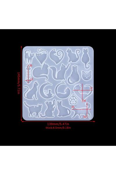 Choice10 قالب سيليكون لصنع المجوهرات من راتنج الإيبوكسي، على شكل أقراط وقلادا...