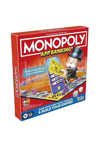 Monopoly App Banking Game, 2-6 players, +8 years old, English language