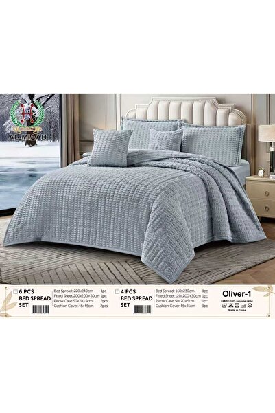 ALMIADD Oliver Compressed Velvet Embossed Duvet (4 Pieces) - Single and Twin ...
