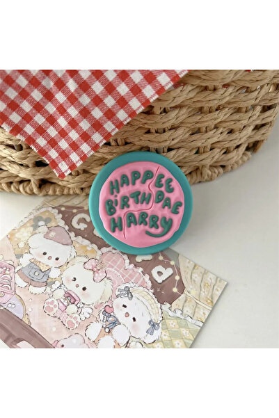 Choice1 حامل مغناطيسي وردي لطيف على شكل حرف إنجليزي أزرق، يدعم هاتف آيفون 17...