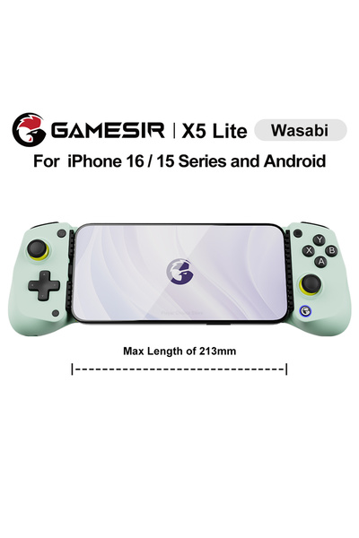 Choice Wasabi GameSir X5 Lite Mobile Phone Gamepads for iPhone 16 15 Series i...