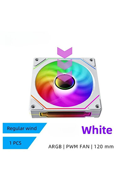 Choice6 A-RGB Other LJ-4Pro-WH LDPCSJ PRISM 4 PRO Computer Chassis Fan 12cm A...