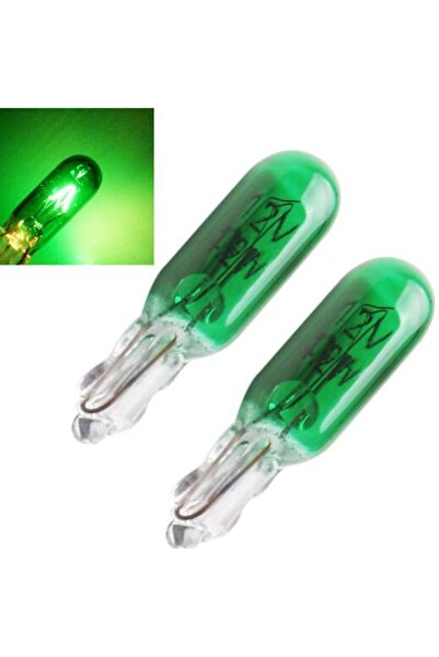 choice2 10 مصابيح LED خضراء للسيارة W2W T5، مصابيح هالوجين 12 فولت 1.2 واط، م...