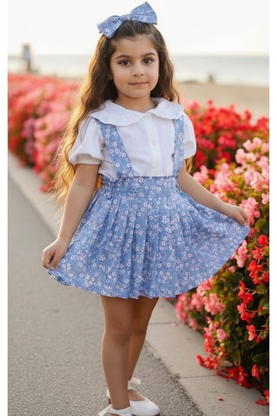 Tinypeople Girl's Festive Shirt and Skirt Set, Girl's Skirt and Shirt, Stylis...