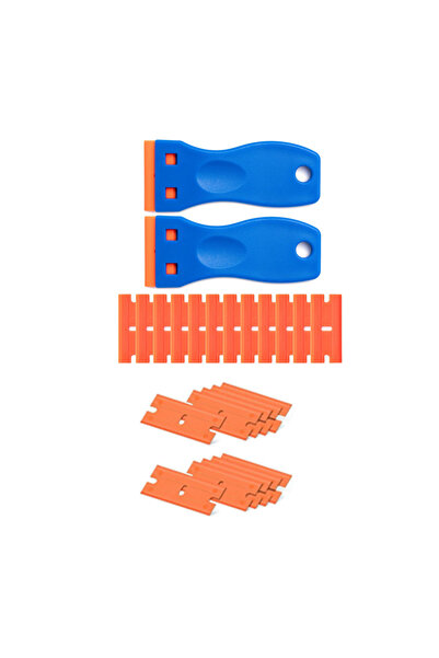 Choice4 مزيل لاصق للسيارات (قطعتان أو 22 قطعة) - أداة تنظيف وكشط لإزالة الغرا...