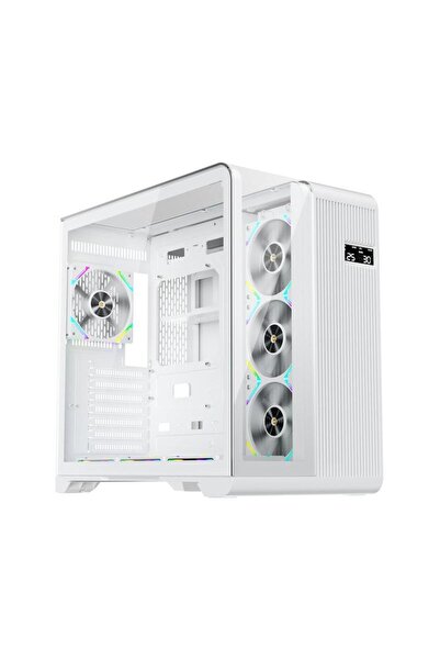 1ST PLAYER RT7 Case, Cube Tower, Without Power Supply (White)