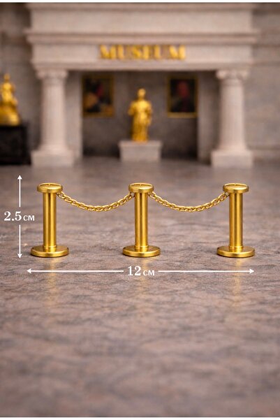 serce Metal Gold Minyatür Müze Bariyeri •Minyatür Müze Objesi •Teraryum •Dior...