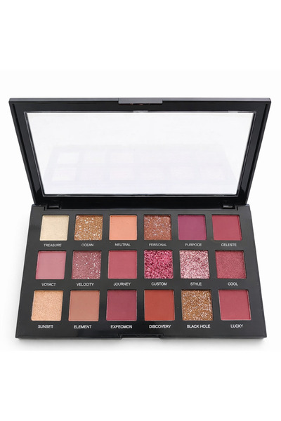 rbory 18-Color Eyeshadow Palette – Matte and Pearlescent Shades