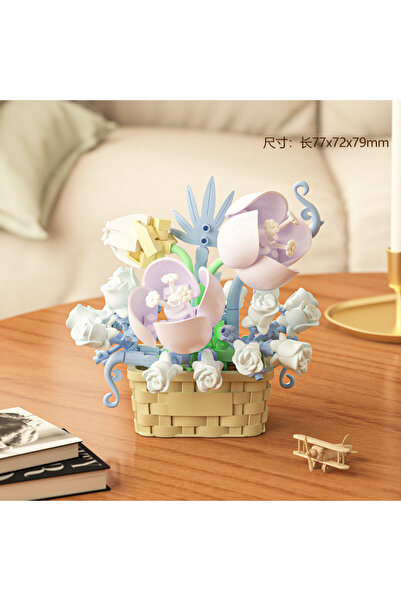 Choice4 مجموعة من 166 قطعة من نباتات الورد وعباد الشمس في أصص، بدون صندوق، من...