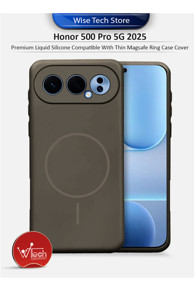 Wtech Honor 500 Pro 5G 2025 Premium Liquid Silicone Compatible With Thin Mags...
