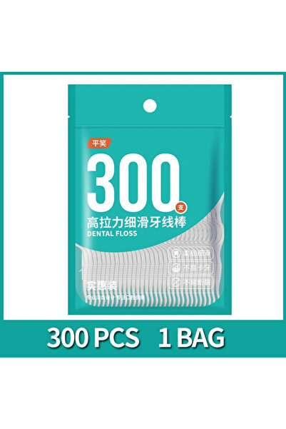 choice2 C611-300 قطعة، 300 كيس من خيوط تنظيف الأسنان البوليمرية الناعمة القاب...