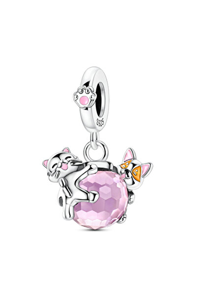 Choice25 KTC1688 925 Sterling Silver Pink Series Charms Bead Matryoshka Doll ...