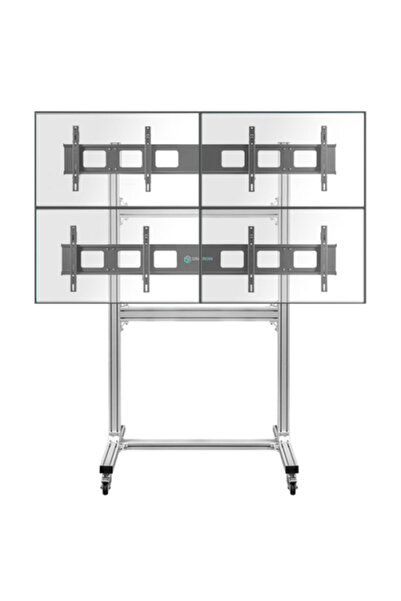 ONKRON TV stand FSPRO2L22-S for VideoWall, 4 x 43" - 55"