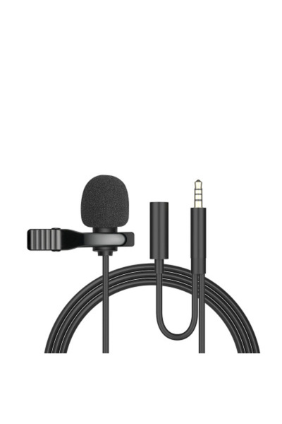 Choice3 3.5mm 2and1 Portable 1.5m Lavalier Mini Microphone Condenser Clip-on ...