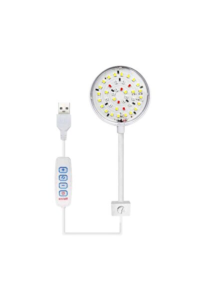 Choice3 EU Plug White 7W 5W/7W Small Fish Tank Clip Lamp LED Aquarium Light D...