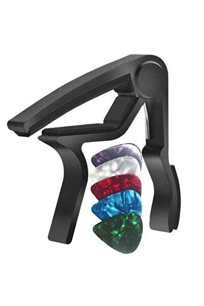 choice2 Black color Miwayer Guitar Capo for Acoustic and Electric Guitars Ros...