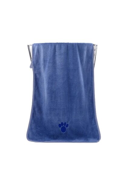 Choice9 75x35cm Blue Highly Absorbent Dog Towels Breathable Microfiber Pet Gr...