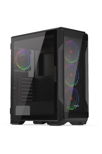 Krux Heko Case, Middle Tower, Without Power Supply (Black)