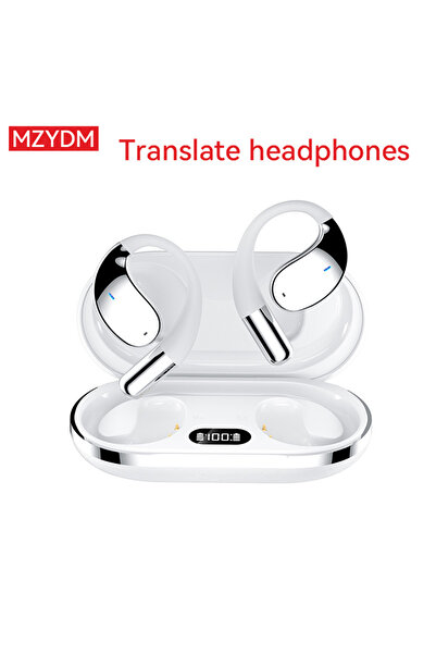 Choice3 سماعات أذن White-Q39 3 في 1 مزودة بتقنية الذكاء الاصطناعي للترجمة الف...