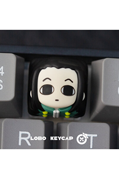 Choice5 أغطية مفاتيح كرتونية لشخصية إيلومي زولديك من أنمي هنتر إكس هنتر، مستو...