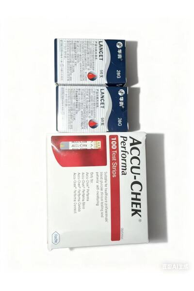 Choice 100 شريط اختبار جلوكوز الدم Accu-Chek Performa (تاريخ انتهاء الصلاحية)