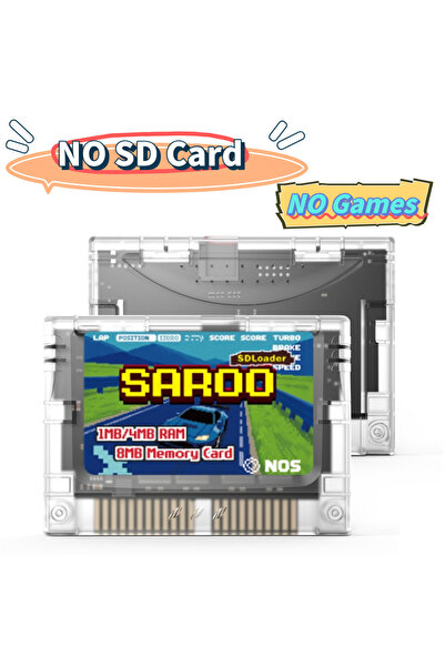 Choice3 White No SD card SAROO Optical Drive Emulator HDLoader FlashCart 1MB/...