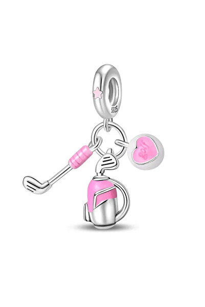 Choice65 PAC1619 Back To School 925 Sterling Silver Charms Bag Earphone Magic...