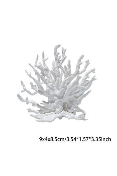 Choice4 White S Coralline Artificial Fish Tank Decorati Aquarium Artificial P...