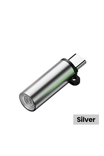 choice2 Silver Type-C Mobile Cigarette Lighter Air Blowing Cigarette Lighter ...