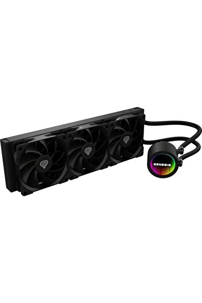 Toshiba Cooler CPU Genesis Hydria 360, 120mm, 500 - 1550rpm (Negru)