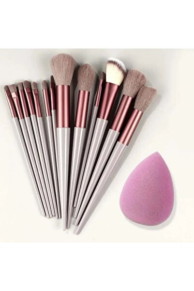 Choice5 مجموعة فرش مكياج مكونة من 13 قطعة، لونها بني بيضاوي، ناعمة ورقيقة، اح...