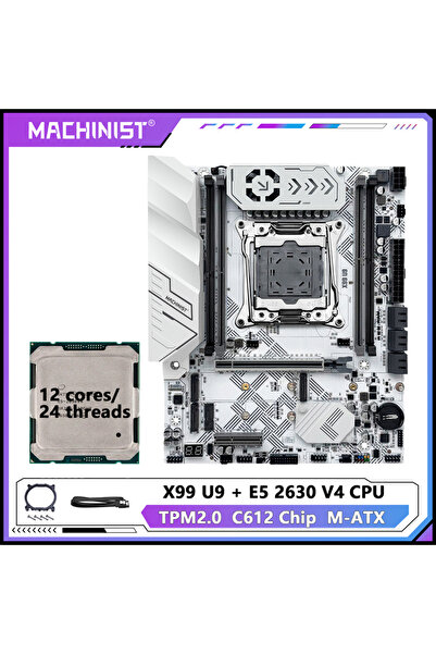 Choice1 مجموعة لوحات أم جديدة X99 U9 MACHINIST X99، مع دعم اختياري لمعالج Xeo...