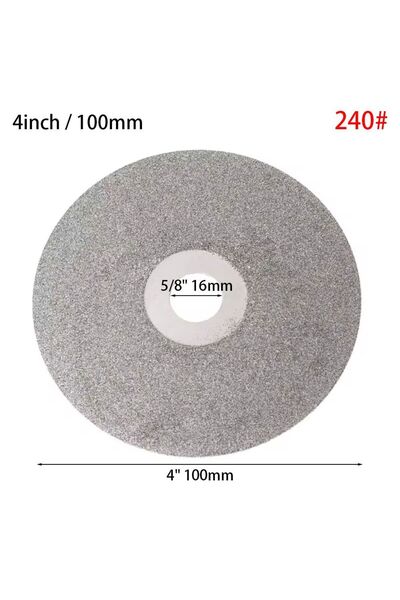 Choice10 قرص تجليخ مطلي بحبيبات 240، قطر 100 مم، حبيبات من 80 إلى 3000، عجلات...