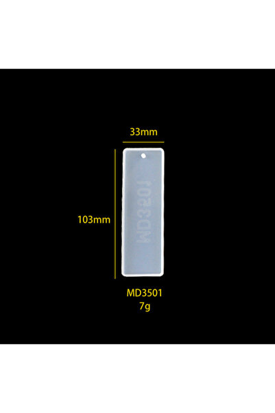 Choice4 قالب سيليكون مستطيل الشكل لصنع علامات الكتب، قالب راتنج لصنع علامات ا...
